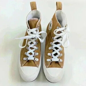 Converse CTAS Hi Lugged X You Dark Soba Women's Platform Sneakers Size 7.5